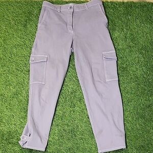 Womens Wilfred Cargo Pants - Light Gray